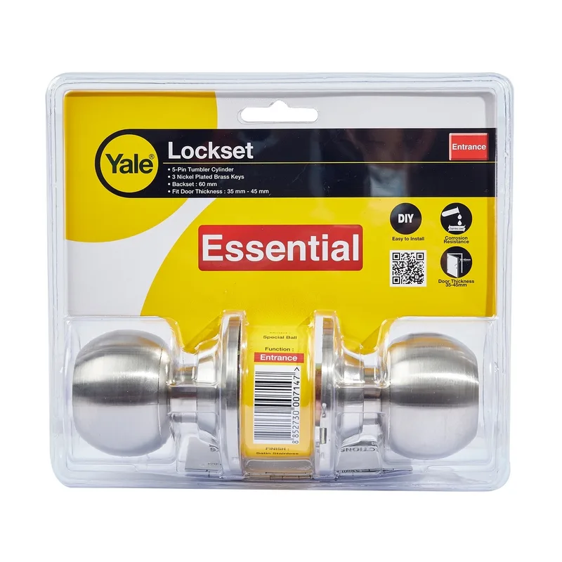 YALE ลูกบิดทั่วไป หัวกลม จานเล็ก รุ่น EKN-VCA5147