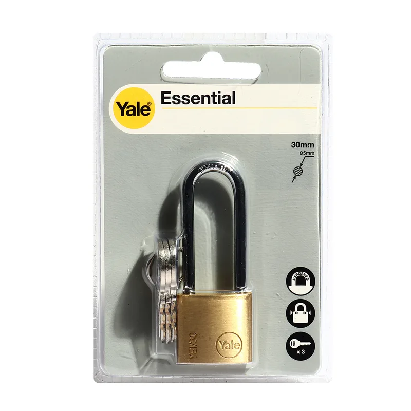YALE กุญแจ 30 มม. คอยาว ระบบ PIN รุ่น YE30L