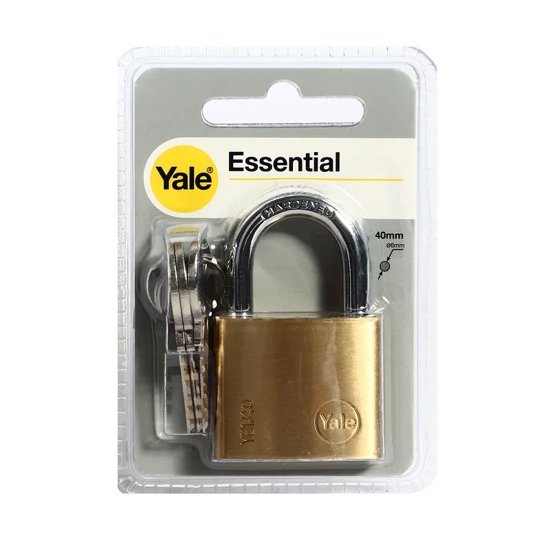 YALE กุญแจ 40 มม. คอสั้น ระบบ PIN รุ่น YE40