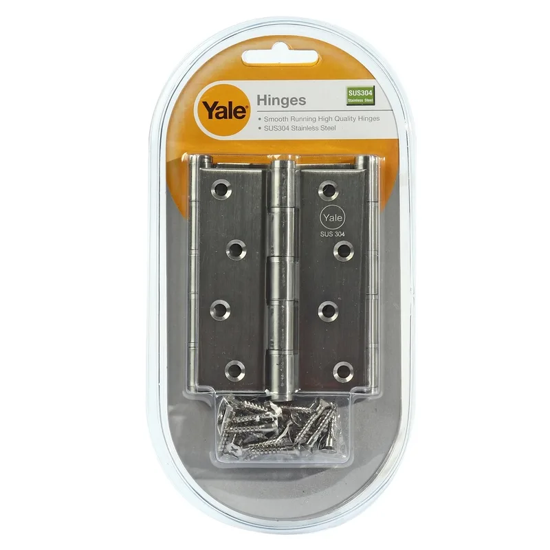 YALE บานพับสแตนเลสแท้ แพ็ค3ชิ้น รุ่น SL4320SRP3