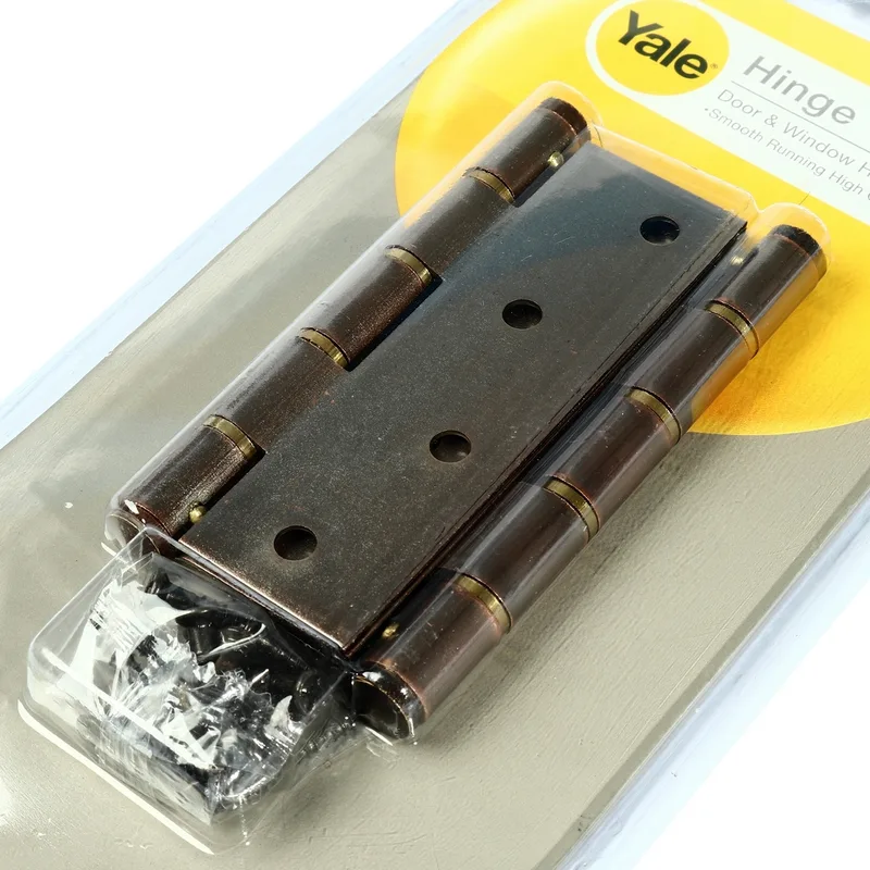 YALE บานพับหัวตัดหมุด ทองแดงรมดำ รุ่น AC43SS แพ็ค 2 - Image 2