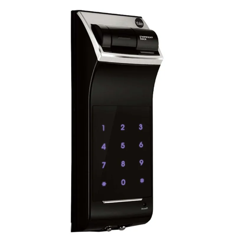 YALE ประตูล็อคดิจิตอล BIOMETIC สีดำ รุ่น YDR4110