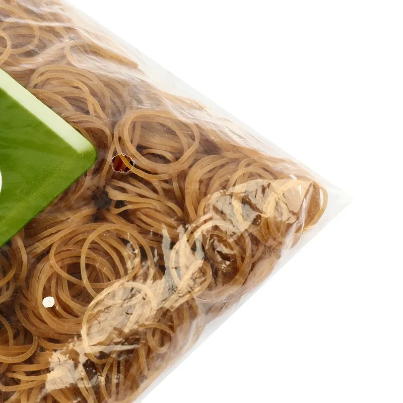 ตราดอกบ๊วย หนังยาง 100% วงเล็กเหลือง (ใส) 500 กรัม - Image 3