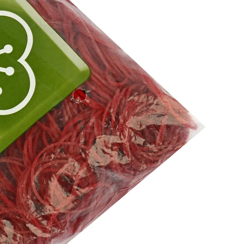 ตราดอกบ๊วย หนังยาง 100% วงใหญ่แดง 500 กรัม - Image 3